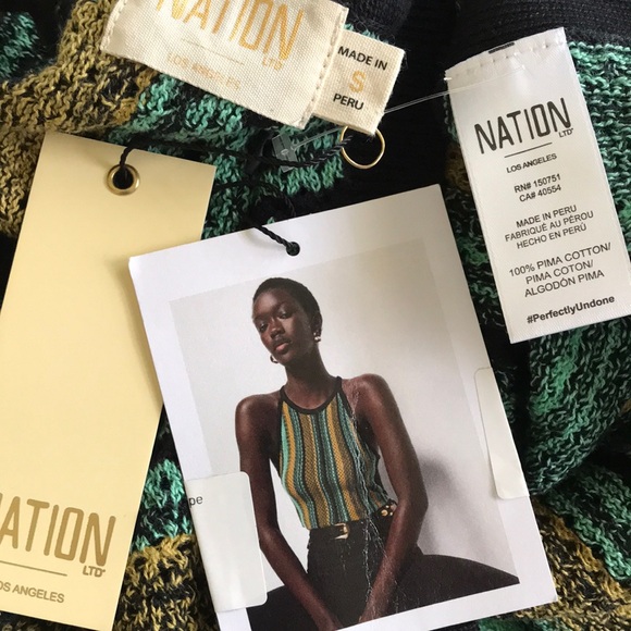 Nation LTD Multicolor Striped Tank Top - Picture 15 of 16